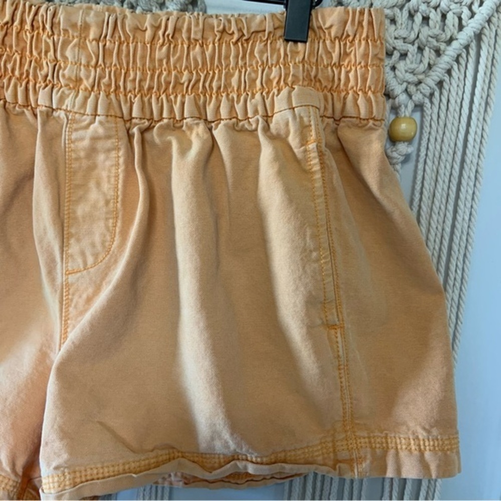 AERIE Babewatch High Waisted Pull On Shorts Orange Size Large - Picture 3 of 13
